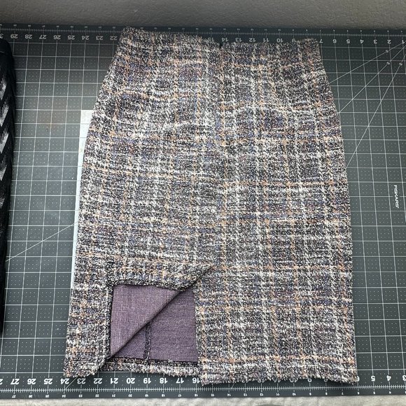 (USED) Kate Kasin Womens Knee Length Elastic Waist Stretchy Bodycon Skirt - Picture 6 of 8